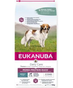 EUKANUBA Daily Care Mono-Protein Adult All Breed Duck - dry dog food - 12kg Suņu barība
