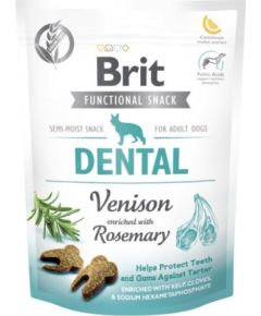 BRIT Functional Snack Dental Venison - Dog treat - 150g Suņu barība