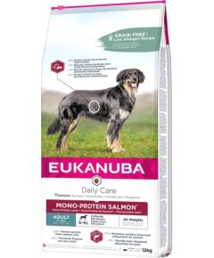 EUKANUBA Daily Care Adult Mono Protein Salmon - dry dog food - 12 kg Suņu barība