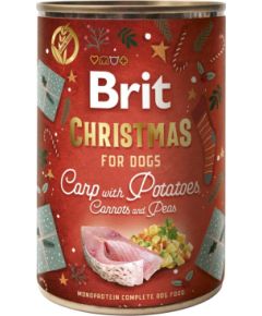 BRIT  Mono Protein Carp with potatoes - wet dog food - 400g Suņu barība