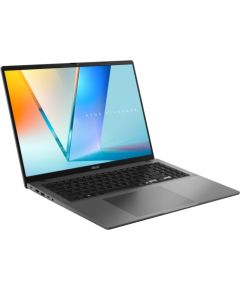 ASUS Vivobook S16 S3607VA-RP098W Core 5 210H 16.0"WUXGA IPS-level Panel 144Hz 300nits AG 16GB DDR5 SSD512 Intel UHD Graphics WLAN+BT Cam1080p 70WHrs Win11 Matte Gray Portatīvie datori