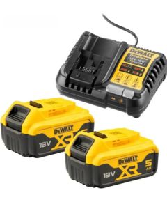 Piederumu komplekts DeWalt DCB184P2-XJ; 18 V; 2x5,0 Ah akum. Аккумуляторы