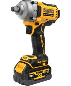 Triecienatslēga DeWalt DCF891P2G-QW; 18 V; 1/2''; 2x5,0 Ah akum. Trieciena uzgriežņu pistoles ar akumulatoru