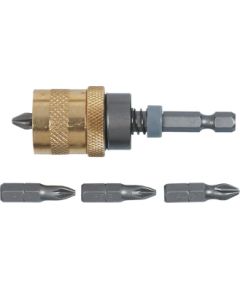 Skrūvgriežu uzgaļu komplekts Topex 39D340; 5 gab. Аксессуары для дрелей