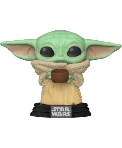 Funko Pop! Star Wars: Mandalorian - The Child With Cup #378 Bobble-Head Vinyl Figure Фигурки и герои