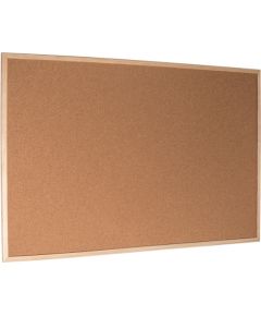 Esselte Pinboard Cork Standard wood frame 80x60cm Korķa tāfele Korķa tāfeles