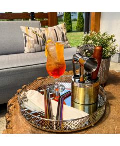 Metāla salmiņi Springos KI0031 10gab Citi virtuves piederumi