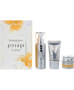 Set Elizabeth Arden: Prevage - Anti-Aging, Daily, Serum, Face, 30 ml + Prevage - Anti-Aging, Overnight, Cream, Face, 15 ml + Prevage - Anti-Aging, Moisturising, Day, Cream, Face, SPF 30, 15 ml For Women Духи и косметика