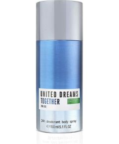 Benetton, United Dreams Together, Deodorant Spray, For Men, 150 ml For Men Vīriešu Smaržas