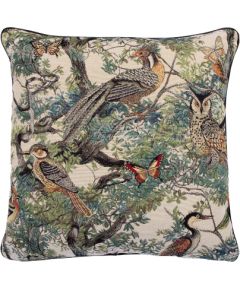 Spilvens HOLLY 45x45cm, putni mežā Jaunumi -Dārzam