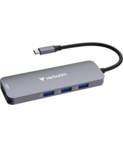 Dokstacija Verbatim USB-C Pro Multiport Hub 8 Port Usb HUB
