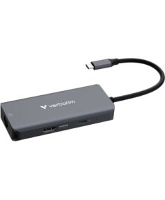Dokstacija Verbatim USB-C Essentials Multiport Hub 6 Port RJ45 Usb HUB