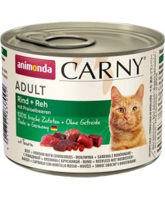 ANIMONDA Carny Adult Beef, venison and blueberries - wet cat food - 200g Kaķu konservi