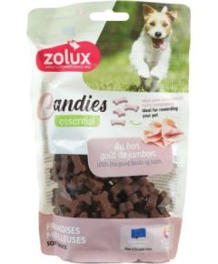 ZOLUX Miękkie przysmaki treningowe dla psa CANDIES mini kostki szynka 150g Suņu barība