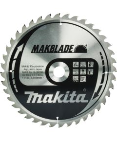 Griešanas disks kokam Makita; 305x2,3x30,0 mm; Z40; 5° Zāģripas