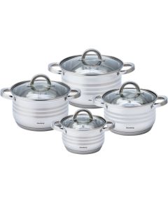 Katlu komplekts Ø16/18/20/24 cm, Klausberg, nerūsējošais tērauds, KB 7694 Katli