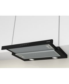 Gorenje TH64E4BG Iebūvēts tvaika nosūcējs 60cm melns Tvaika nosūcēji, iebūvējami