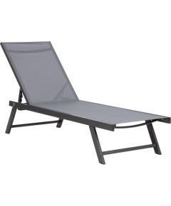 Sauļošanās krēsls ARIO tumši pelēka Dārza krēsli