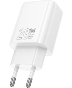 Hoco   N61 Gentle PD20W+QC3.0 charger(EU) White Зарядные устройства