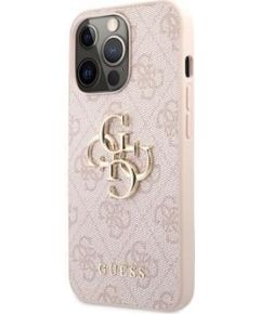 Guess Apple  iPhone 13 Pro Max Metal Logo Case Pink Neoriģinālie Maciņi