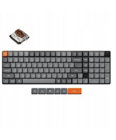 Keychron K17 Max RGB Brown Switch Wireless Low Profile Keyboard (Black) [K17M-H3]. Klaviatūras