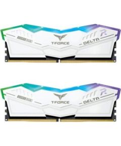 Team Group DDR5 - 32 GB -6000 - CL - 38 Kit, RAM (white, FF4D532G6000HC38ADC01, Delta RGB) RAM Operatīvā atmiņa