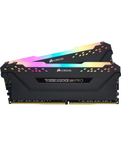 Corsair DDR4 - 16 GB -3200 - CL - 16 - Dual Kit, Vengeance RGB PRO (black, CMW16GX4M2Z3200C16) Оперативная память (RAM)