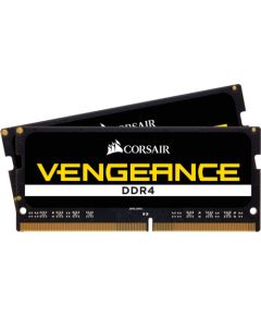 Corsair DDR4 - 32GB -2666 - CL 18 - Dual kit  - Vengeance - black, CMSX32GX4M2A2666C18 Оперативная память (RAM)
