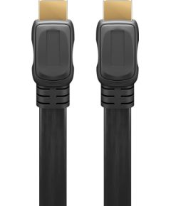 Goobay High Speed HDMI Flat Cable with Ethernet 61279 HDMI male (type A) HDMI (type A) HDMI to HDMI 2 m HDMI vadi