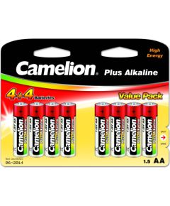 Camelion AA/LR6 Plus Alkaline 8 pc(s) Baterijas un akumulatori
