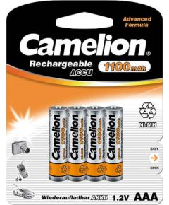 Camelion AAA/HR03 1100 mAh Rechargeable Batteries Ni-MH 4 pc(s) Baterijas un akumulatori