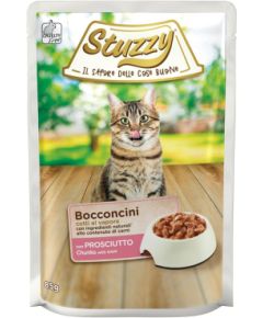 Agras Pet Foods STUZZY Chunks with ham - wet cat food - 85g Kaķu konservi