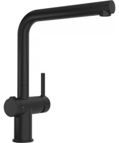 Franke Active Fikšets Ūdens Izvads Matēts Melns Virtuves Izlietnes Jaucējkrāns Virtuves jaucējkrāni