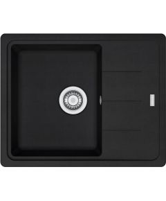 Franke Basis BFG 611-62 3 1/2" Iebūvējama Melna Fragranīta Virtuves Izlietne Кухонные раковины