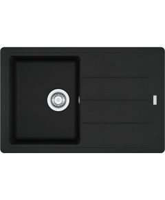 Franke Basis BFG 611-78 3 1/2" Iebūvējama Fragranīta Melna Virtuves Izlietne Virtuves izlietnes