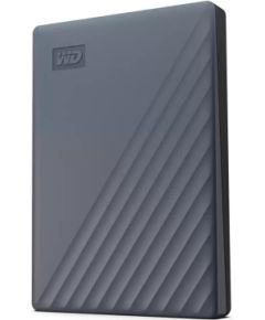 External HDD WESTERN DIGITAL My Passport WDBWML0020BGY-WESN 2TB USB-C Colour Grey WDBWML0020BGY-WESN Ārējie cietie diski HDD SSD