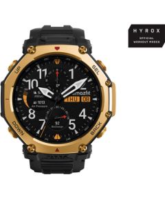 Amazfit T-Rex 3 Pro 48mm Black Gold viedā aproce Smart-Watch Pulksteņi