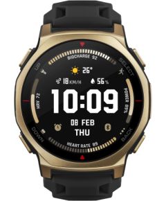 Amazfit T-Rex 3 Pro 44mm Black Gold viedā aproce Smart-Watch Pulksteņi