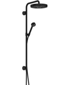 Hansgrohe dušas sistēmas Axor One 280 1 jet virsapmetuma daļa, matēta melna Iebūvējamie