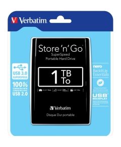 Ārējais cietais disks Verbatim 1TB Внешние жесткие диски