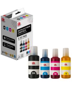 Tinšu komplekts UPrint Epson 101 PACK Black Cyan Magenta Yellow Tintes printeru izejmateriāli