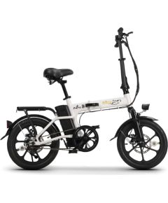 Elektriskais velosipēds SKYJET 16 Nitro balts Электрические велосипеды