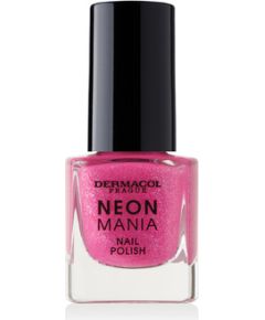 Dermacol Neon Mania Nail Polish - Lak na nehty 5 ml 5 Bubblegum Pink 0ml Kосметические средства