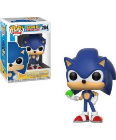 Funko Pop! Games: Sonic The Hedgehog - Sonic With Emerald #284 Vinyl Figure Фигурки и герои