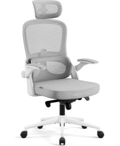 Diablo Chairs Fotel biurowy ergonomiczny jasny szary Diablo V-Light Jaunumi, mēbeles, māja