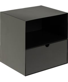 Naktsskapitis JOLIET 30x25xH30cm, melns Gultas