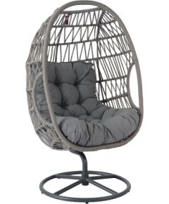 Leisure chair CASSIA swivel 85x85xH151cm, grey Новинки Для дома и сада 
