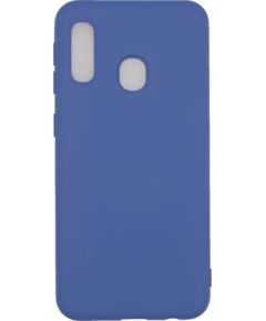 Evelatus Samsung  Galaxy A20E Nano Silicone Case Soft Touch TPU Dark Blue Neoriģinālie Maciņi