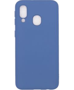 Evelatus Samsung  Galaxy A40 Nano Silicone Case Soft Touch TPU Dark Blue Neoriģinālie Maciņi