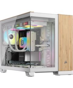 Corsair CC-9011288-WW computer case Midi Tower Bamboo, White Корпуса